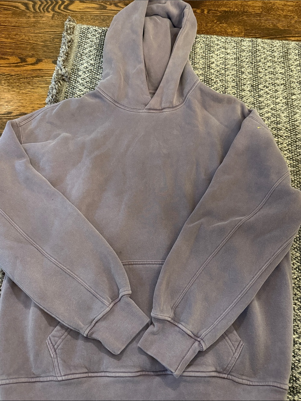 Abercrombie & Fitch faded lavender pullover hoodie